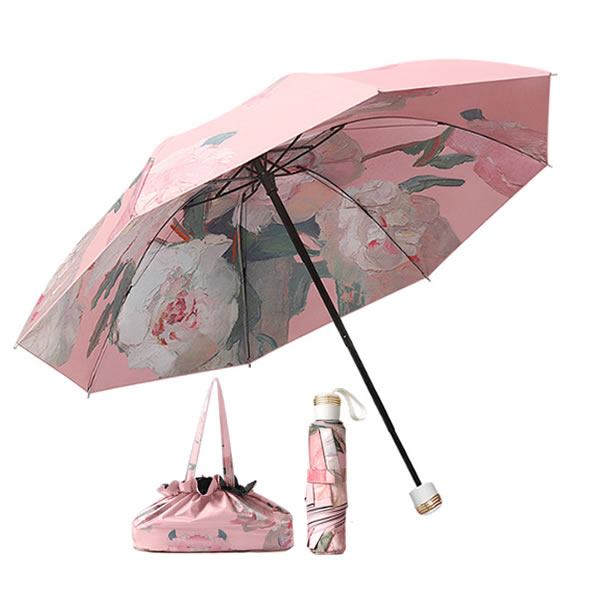 双层印花折叠伞带手袋 双层印花折叠伞带手袋