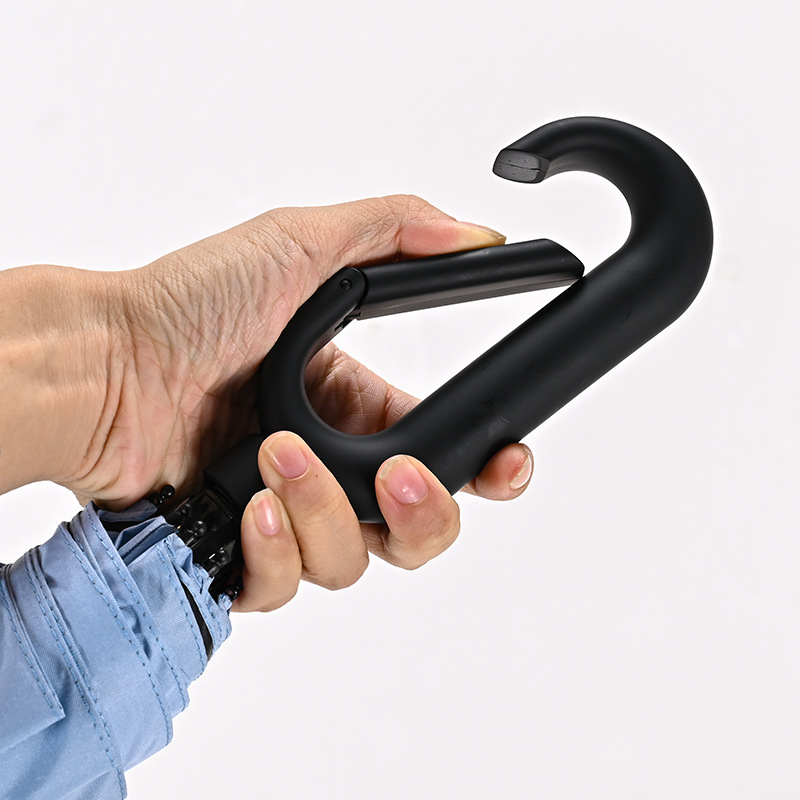 环扣伞柄雨伞三折叠手动开收 环扣伞柄雨伞三折叠手动开收